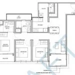 奶牛場住宅平面圖3b2。