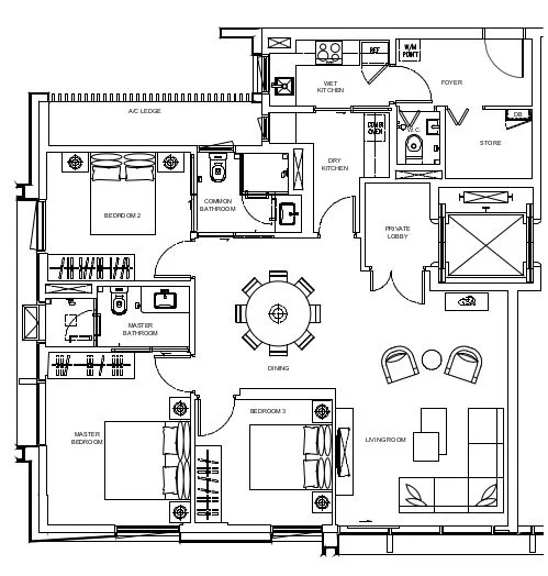 Dalvey Haus Floor Plan b2