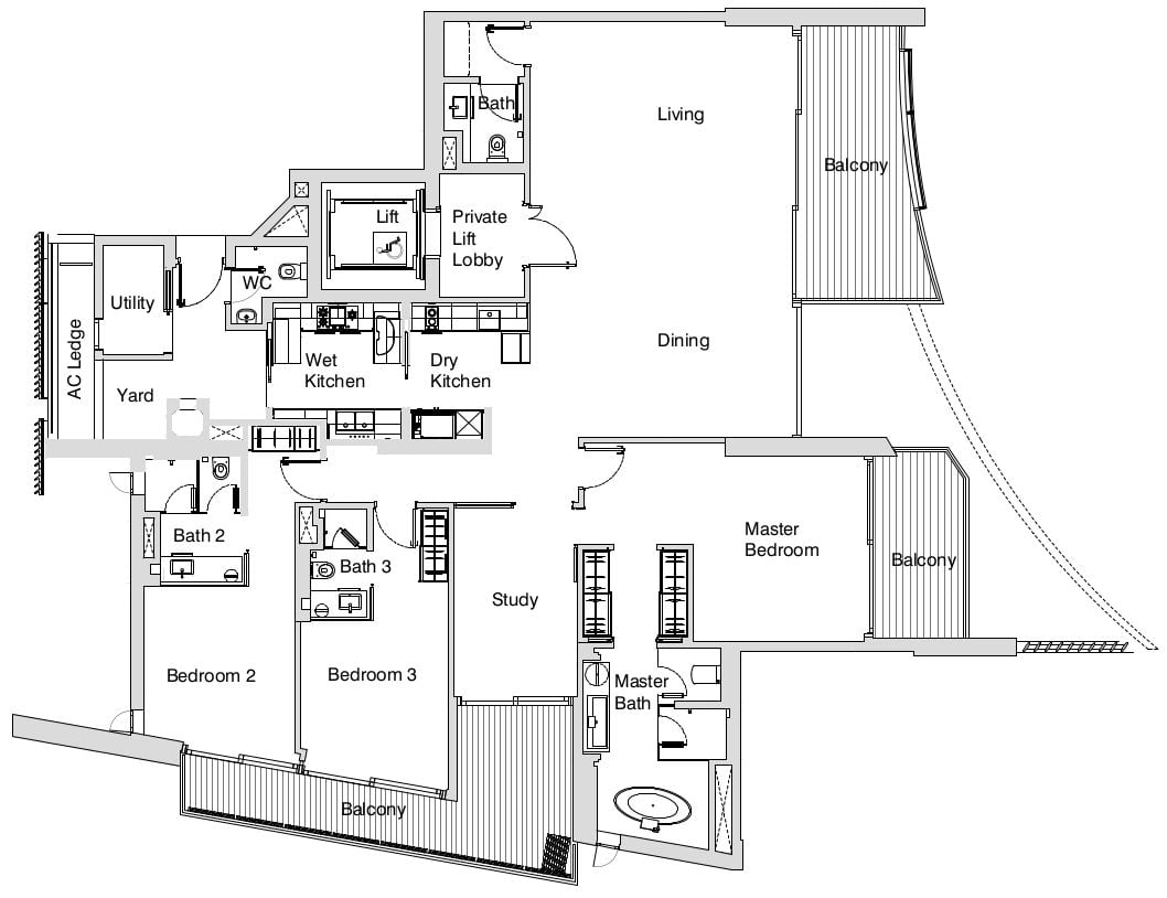 Eden Residences Floor Plan D1