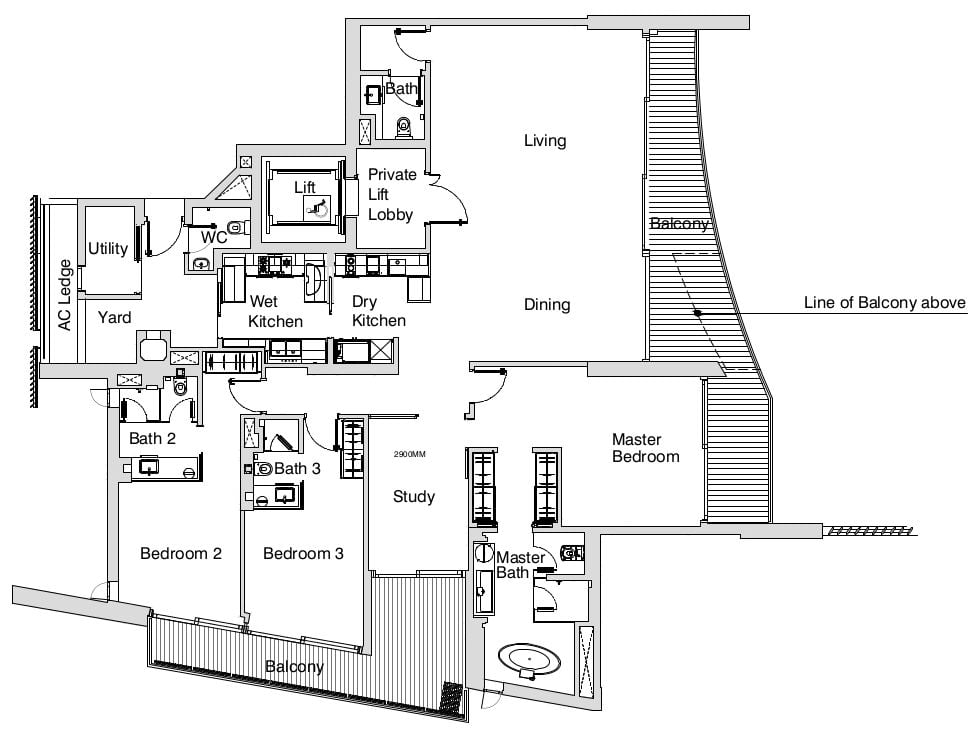 Eden Residences Floor Plan D1a