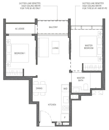 The Essence Floor Plan B1