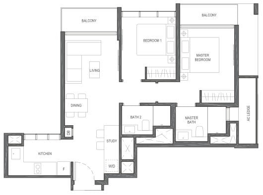 The Essence Floor Plan B5