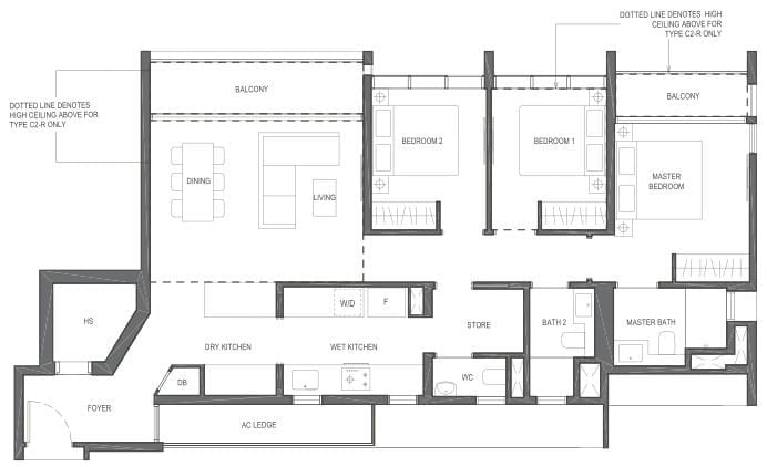 The Essence Floor Plan C2