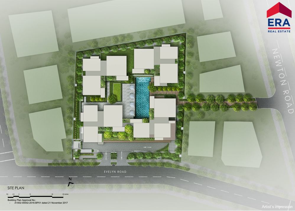 10 Evelyn Road Site Plan