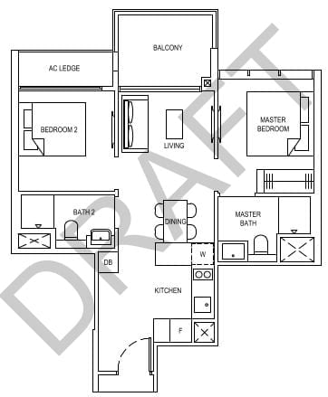 The Florence Residences Floor Plan 2d1