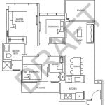 The Florence Residences Floor Plan 3c1