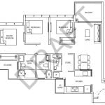 The Florence Residences Floor Plan 3d1