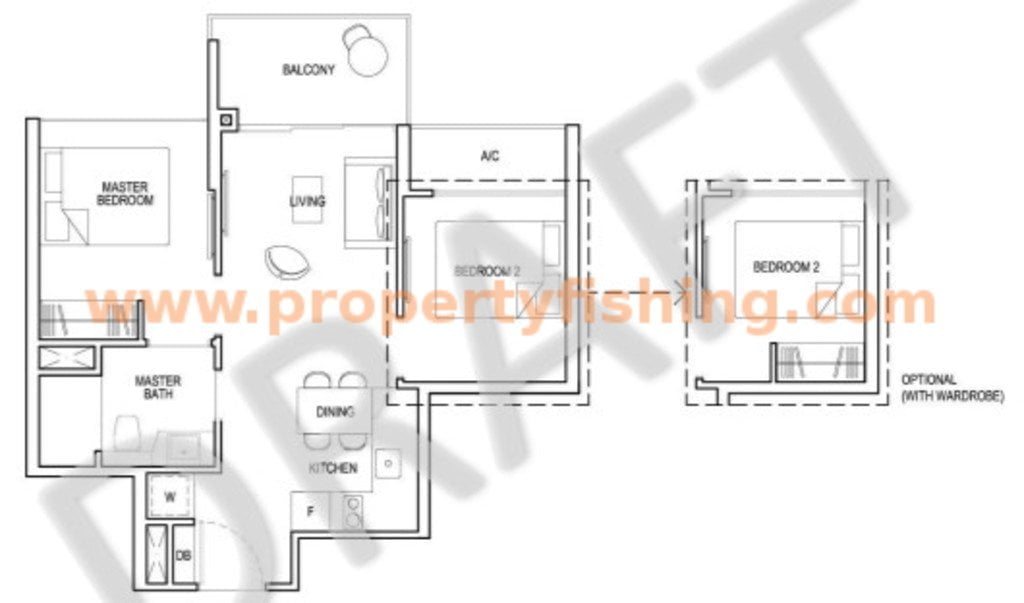 Grandeur Park Floor Plan 2c1