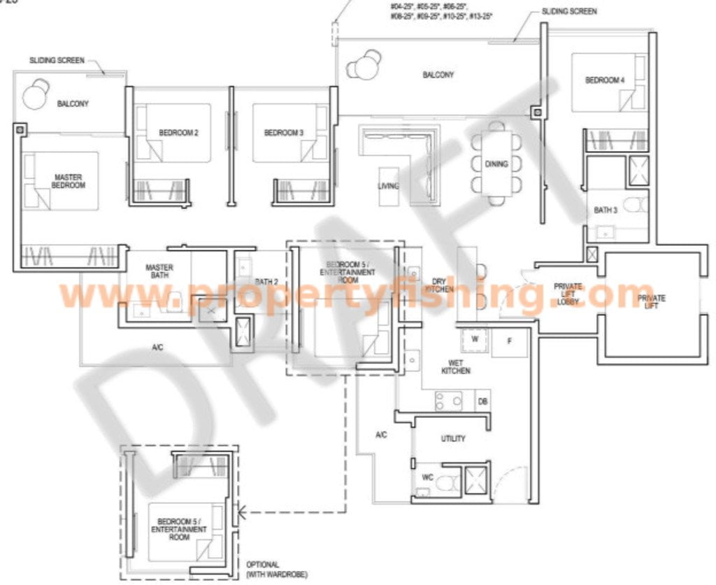 Grandeur Park Floor Plan 5l