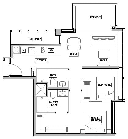 Grange 1866 Floor Plan B3
