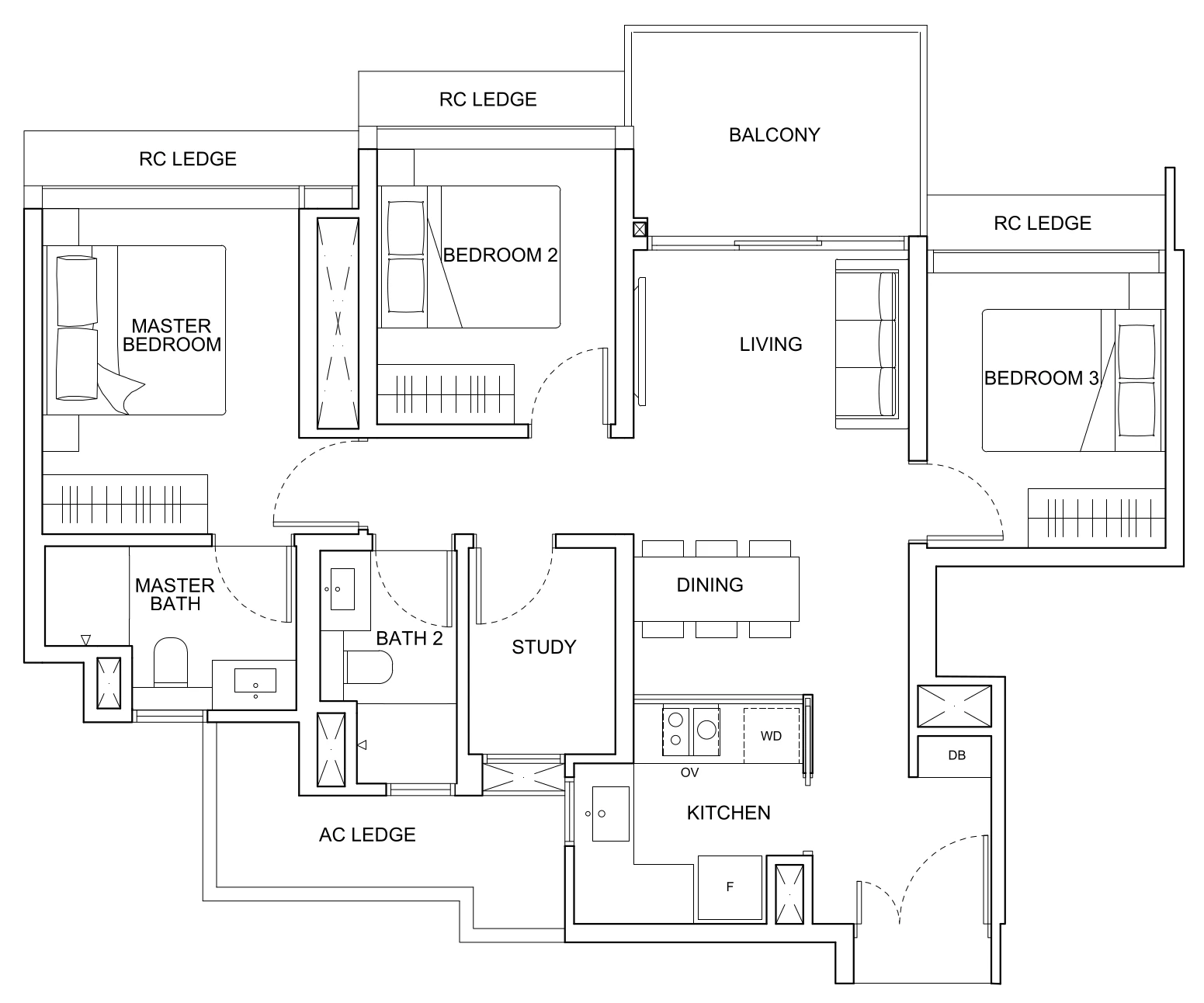 Hillhaven Floor Plan C2