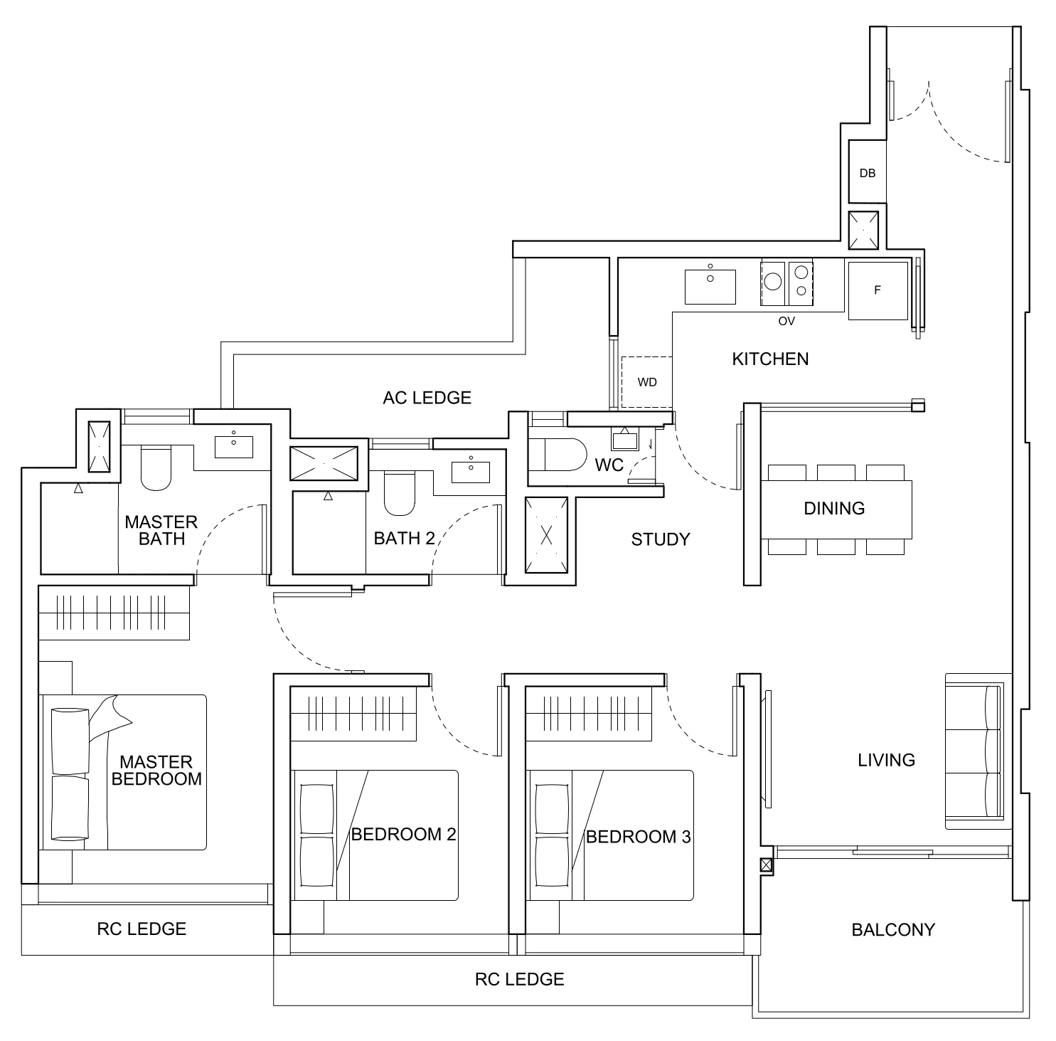 Hillhaven Floor Plan C4