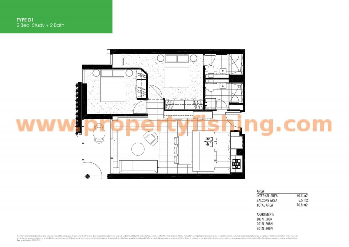 Illura Melbourne Floor Plan d1