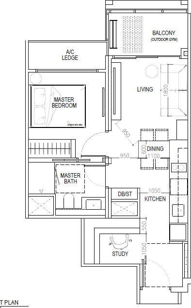 Irwell Hill Residences Floor Plan 1s