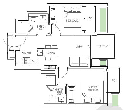 Jervois Mansion Floor Plan b1