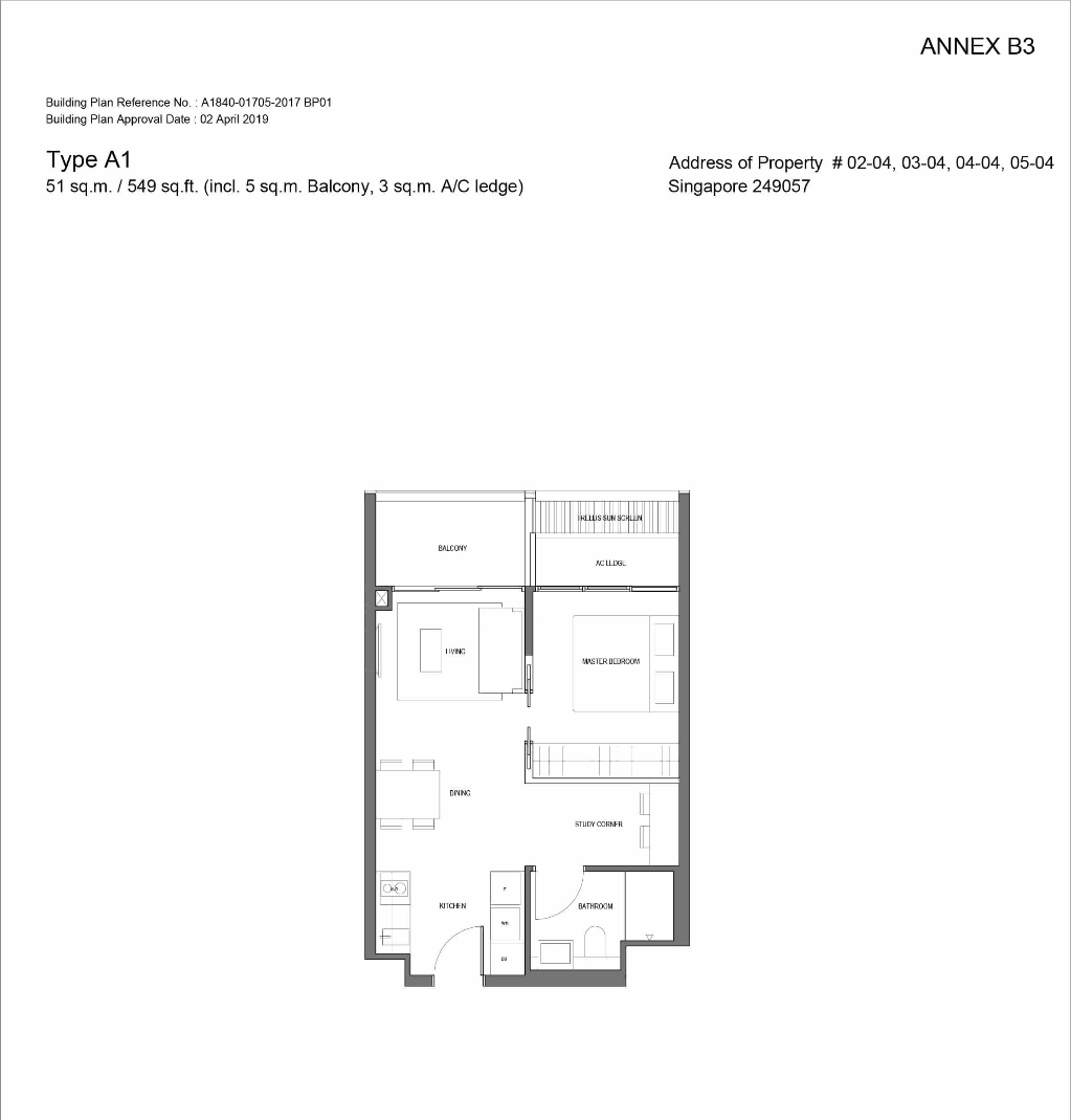 Jervois Prive Floor Plan A1