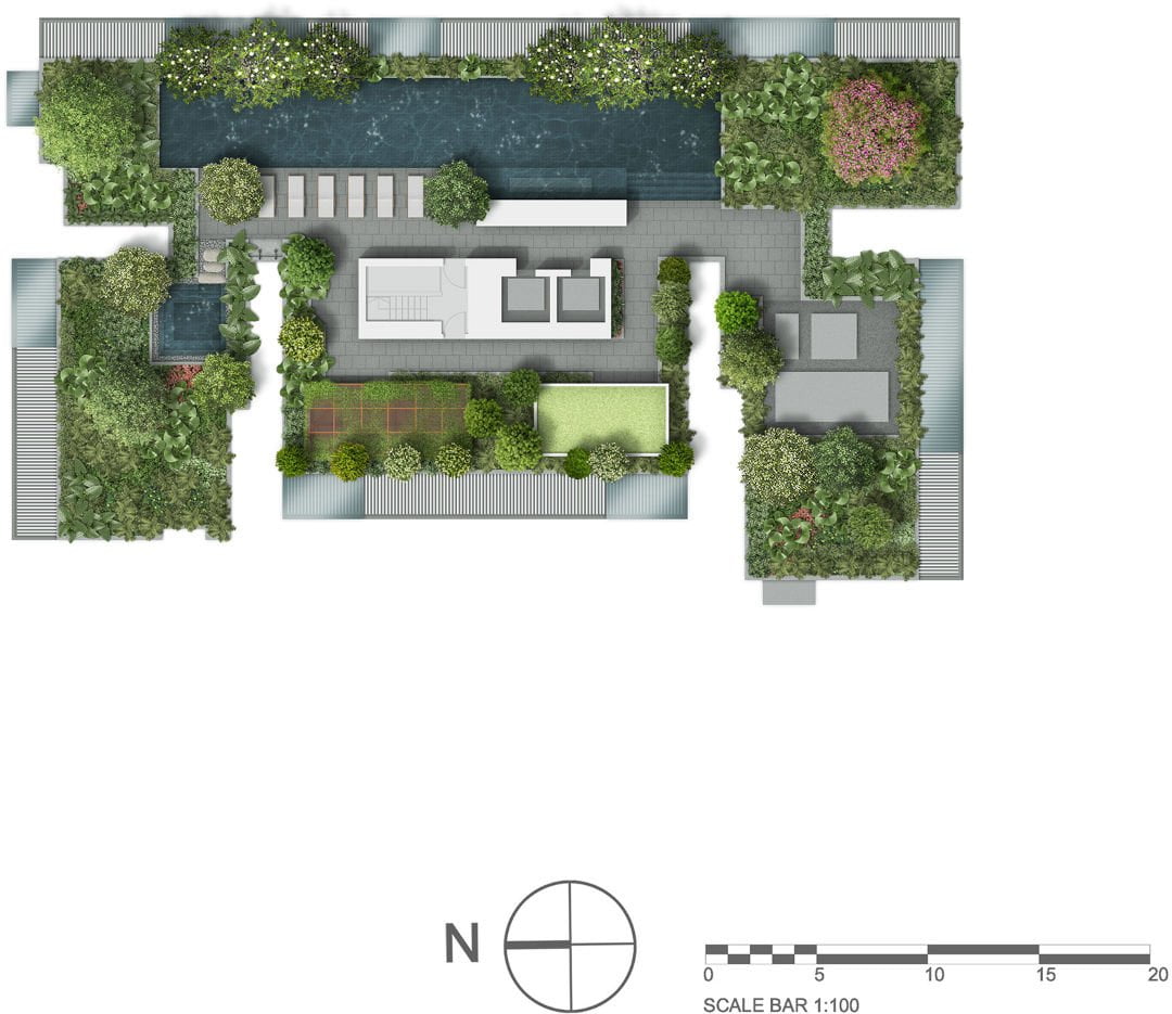 Jervois Prive Roof Plan