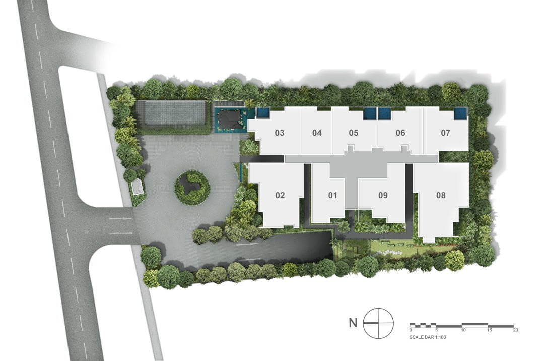 Jervois Prive Site Plan