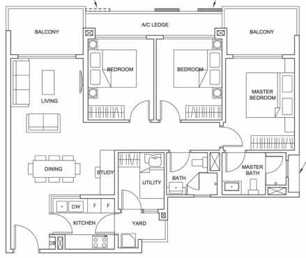 Jervois Treasures Floor Plan 3a