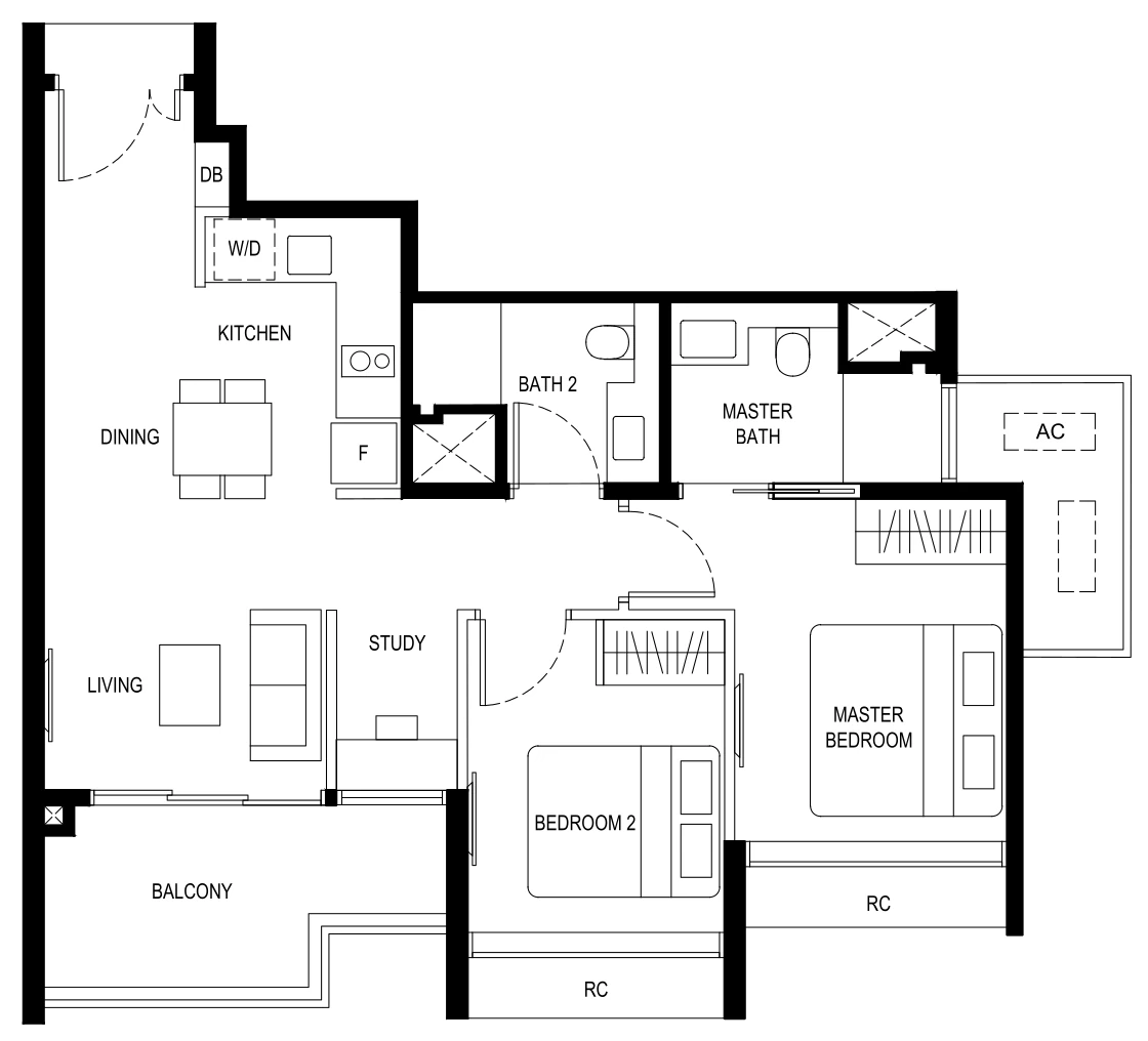 Kassia Floor Plan 2sa