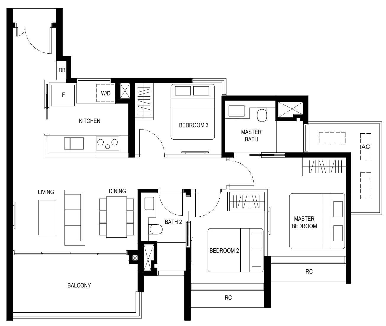 Kassia Floor Plan 3a