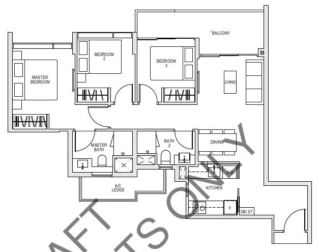 Kent Ridge Hill Residences Floor Plan c2