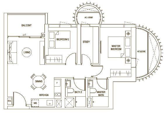 Klimt Cairnhill Floor Plan B3
