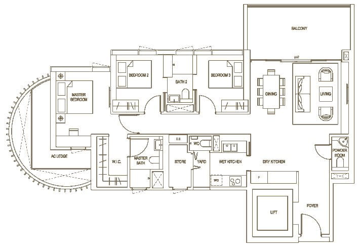 Klimt Cairnhill Floor Plan C1