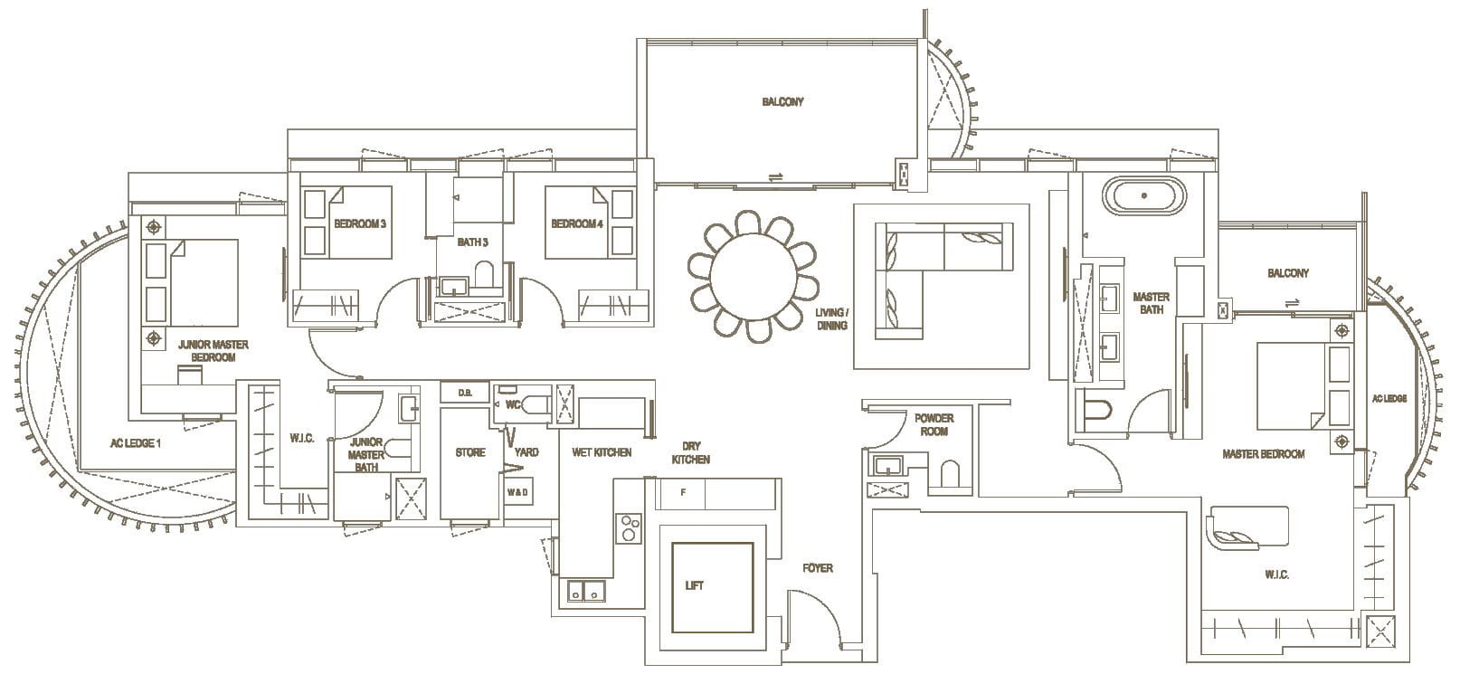 Klimt Cairnhill Floor Plan D3