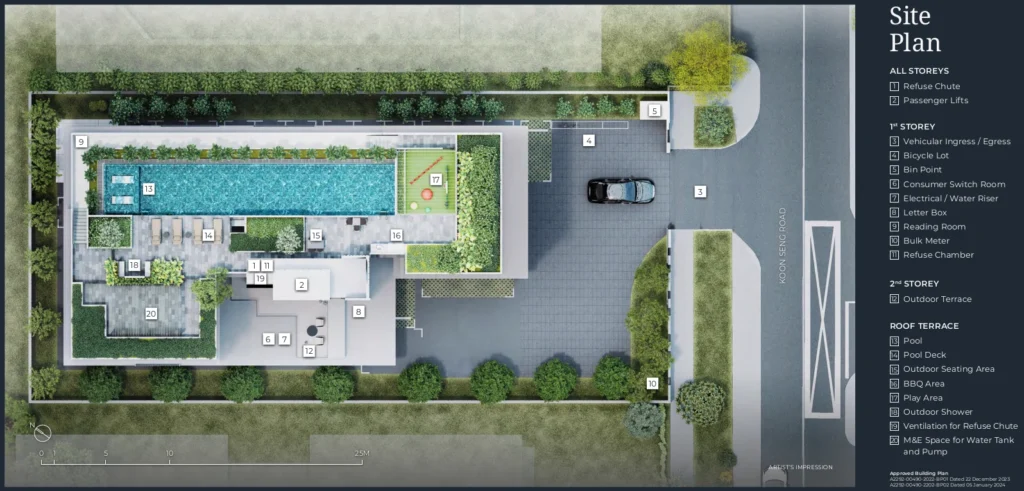 Koon Seng House Site Plan