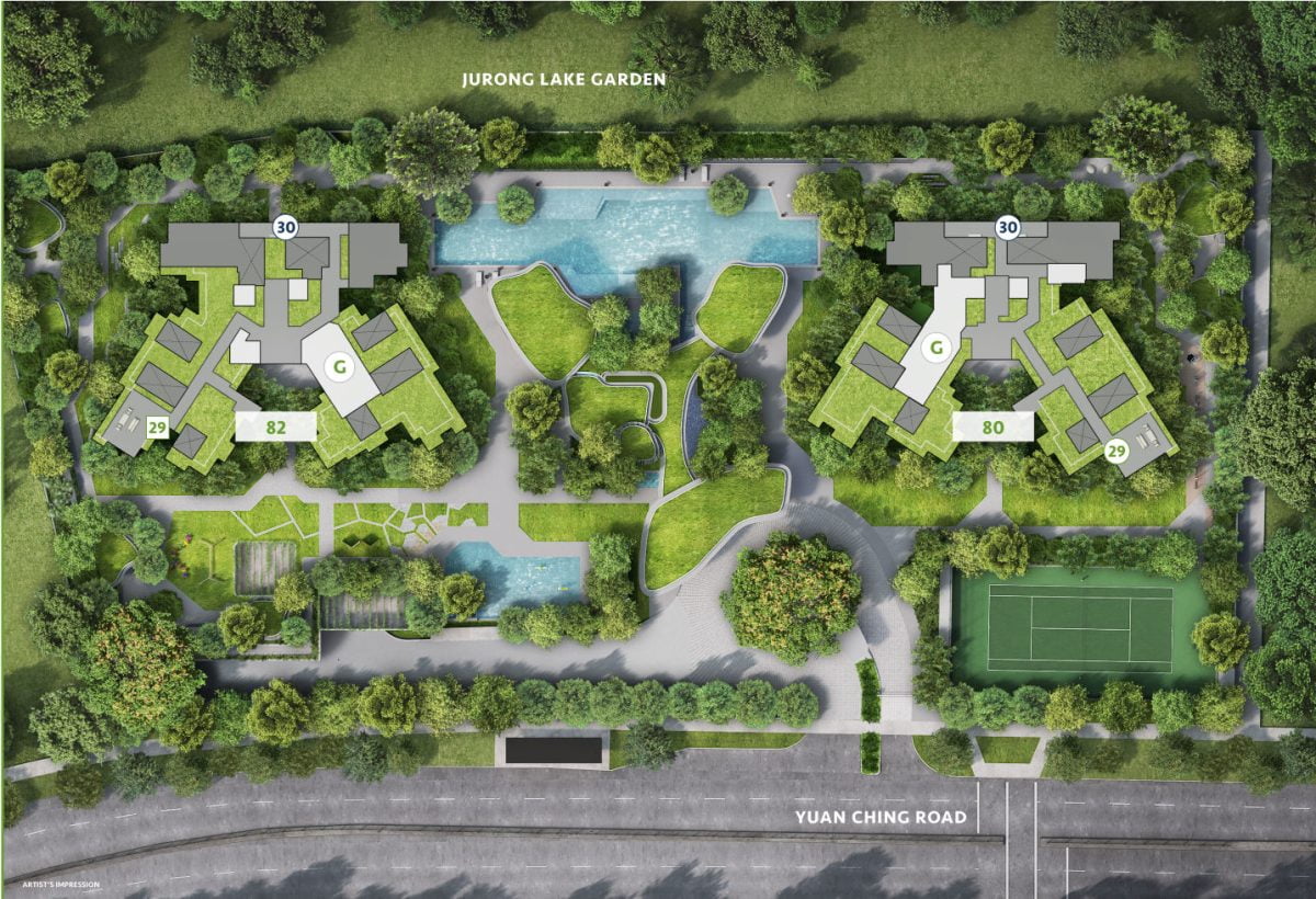 The Lakegarden Residences Site Plan Roof