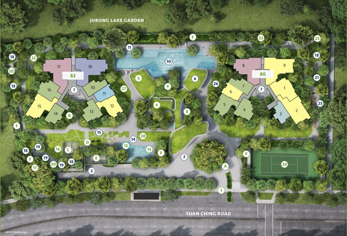 The Lakegarden Residences Site Plan