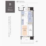 Leben Osaka Uehommachi Floor Plan B