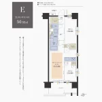 Leben Osaka Uehommachi Floor Plan E