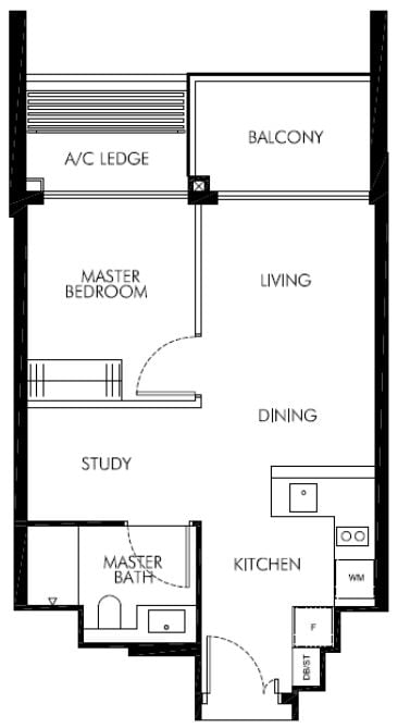 Leedon Green Floor Plan AS1C