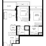 Lentor Hills Residences Floor Plan 2f