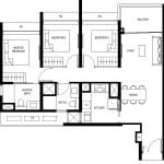 Lentor Hills Residences Floor Plan 3d