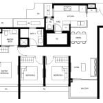 Lentor Hills Residences Floor Plan 3ya