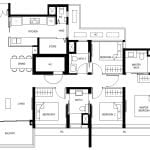 Lentor Hills Residences Floor Plan 4c