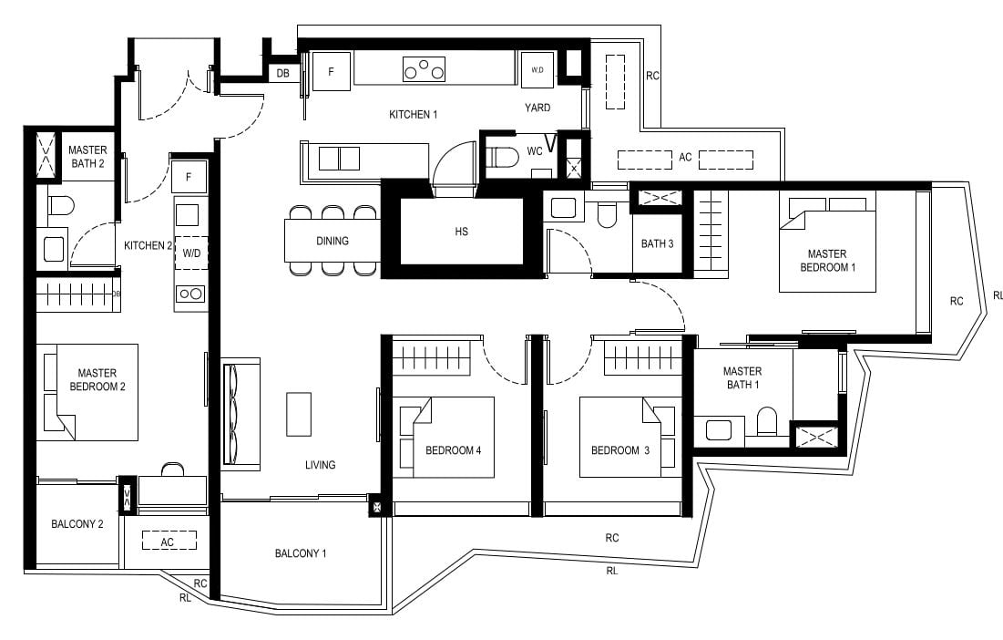Lentor Hills Residences Floor Plan dk3a2