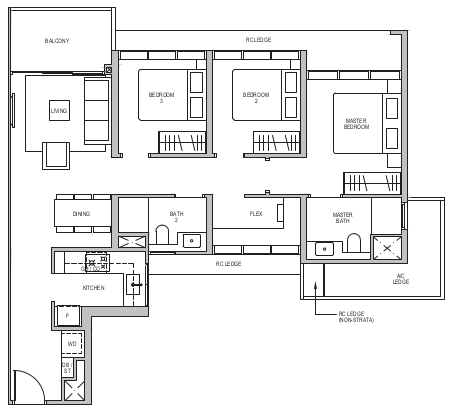 Lentor Modern Floor Plan C3