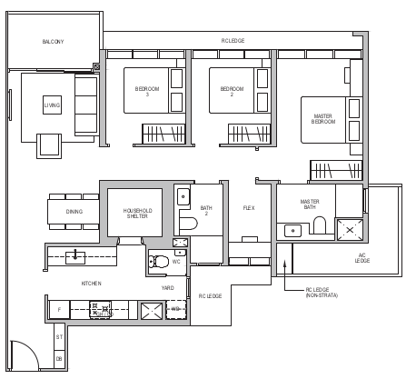Lentor Modern Floor Plan C4