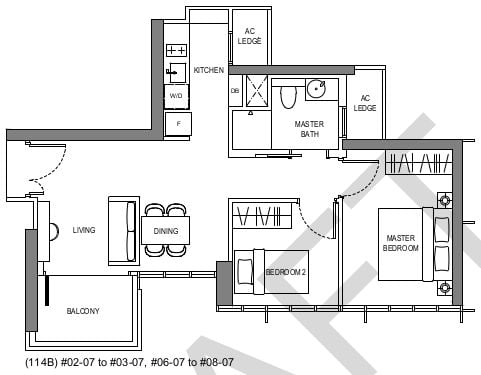 Liv @ MB Floor Plan B1a