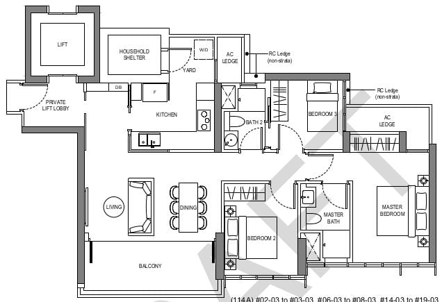 Liv @ MB Floor Plan C1