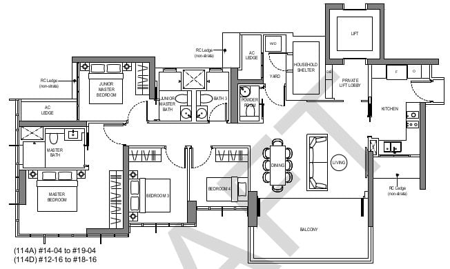 Liv @ MB Floor Plan D1