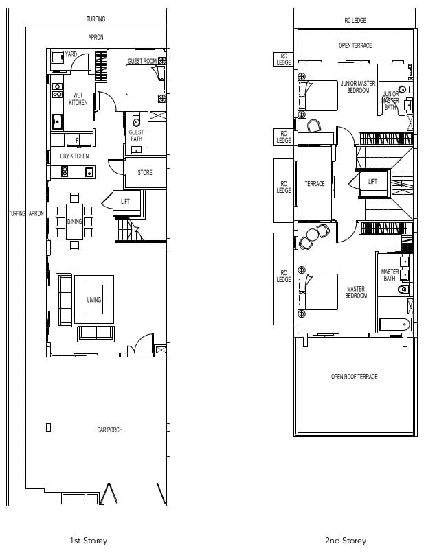 Luxus Hills Floor Plan M1 1