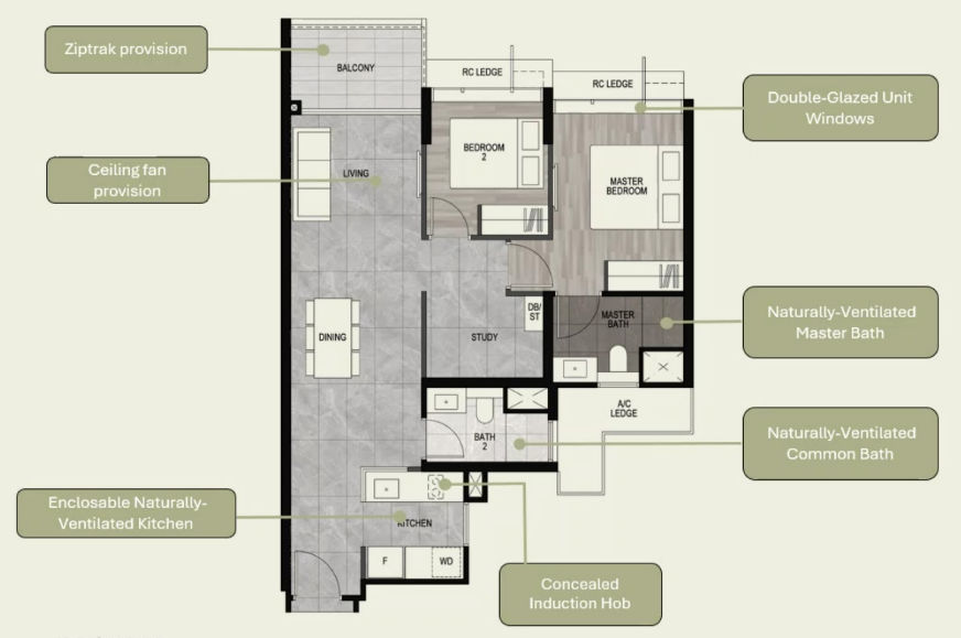 Lyndenwoods Floor Plan BS2A