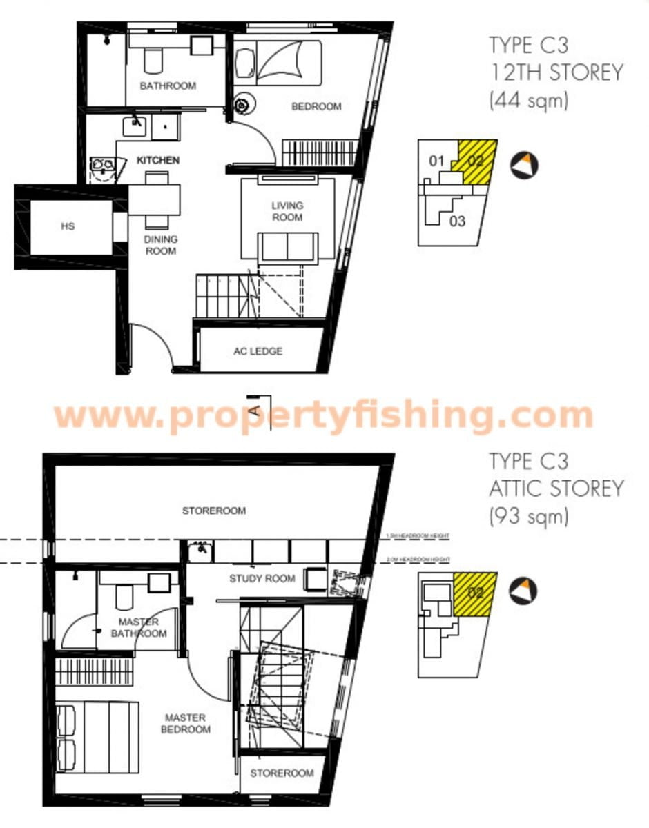 M5 @ Jalan Mutiara Floor Plan C3