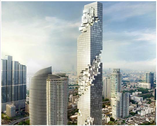 Mahanakhon Pavillion, designed by the same architect as DUO Residences