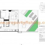 Marina Tower Melbourne Floor Plan 2b